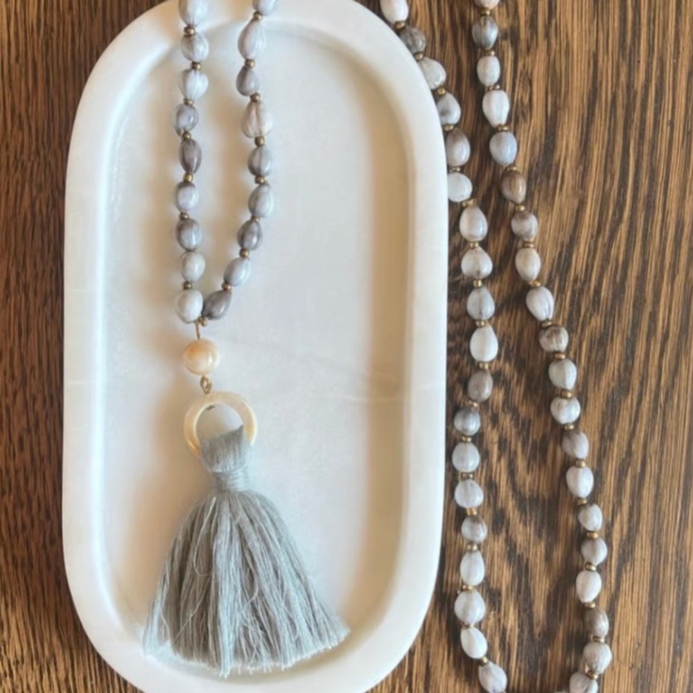 Noonday Tempest Buffalo Horn Necklace Handmade in Uganda